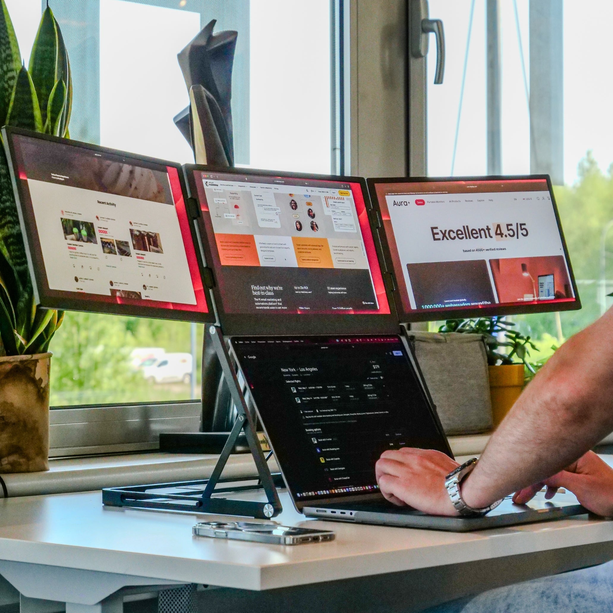 Work Smarter with a Laptop Screen Extender