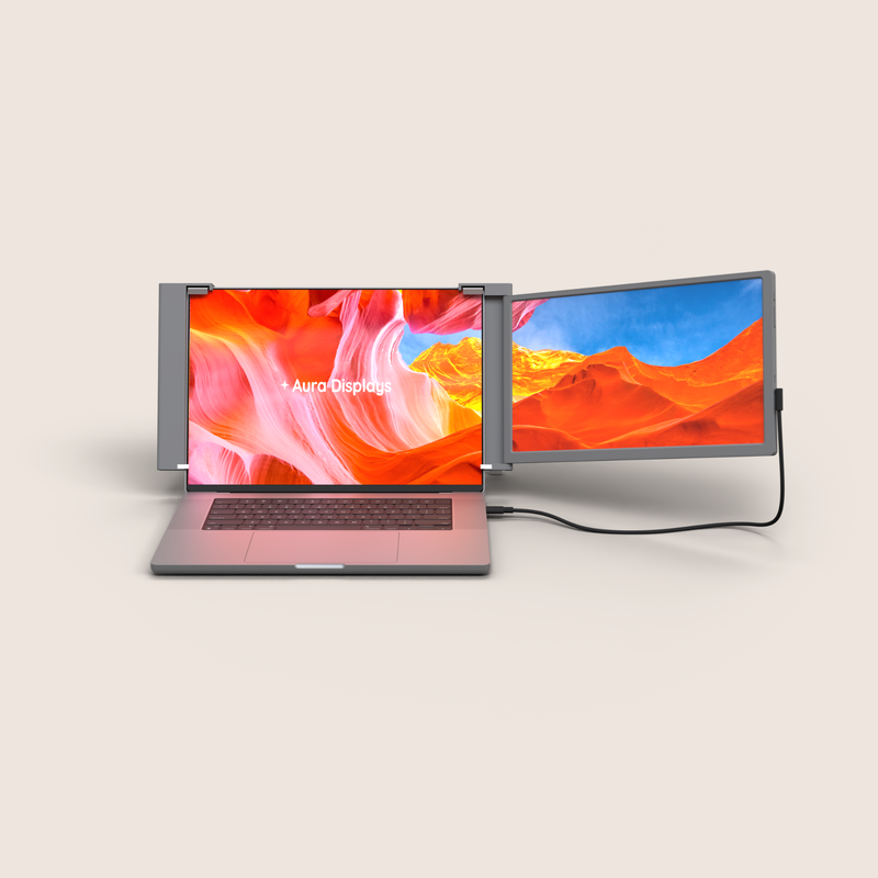 Single USB-C Monitor for Laptops – Plug & Play | Aura Displays