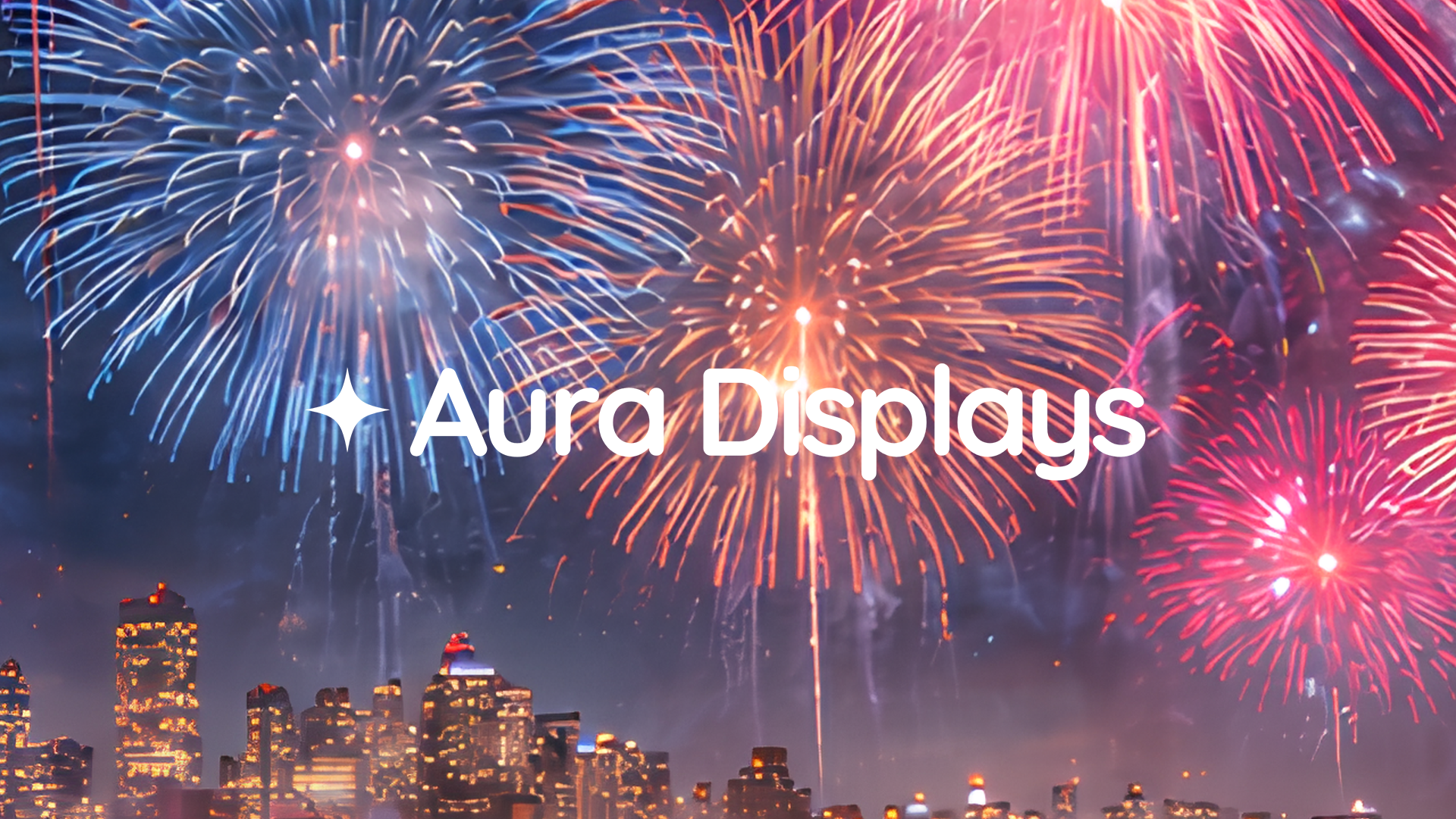 Aura Wallpaper - 2026 Fireworks (Full HD)