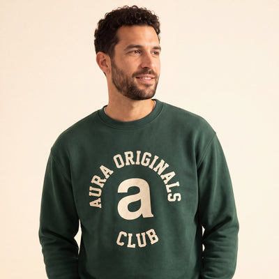 (V6) Aura Originals Club Crewneck