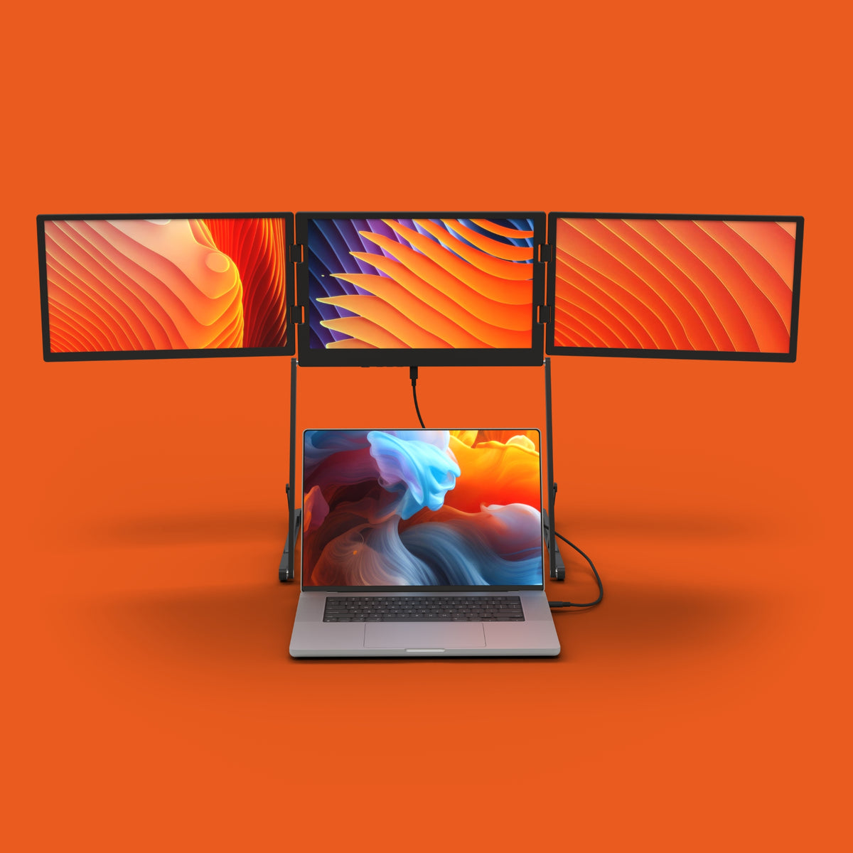 Third Small Computer Monitor Best Triple Portable Monitors for laptops – Aura