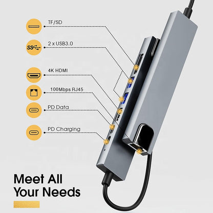 Hub USB 8-in-1 87W PD