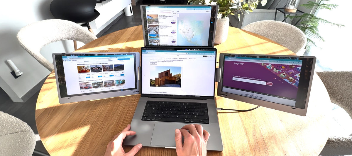 Computer Monitor True Mobile Computing The Best Portable Monitors for Work and Play | Aura Displays