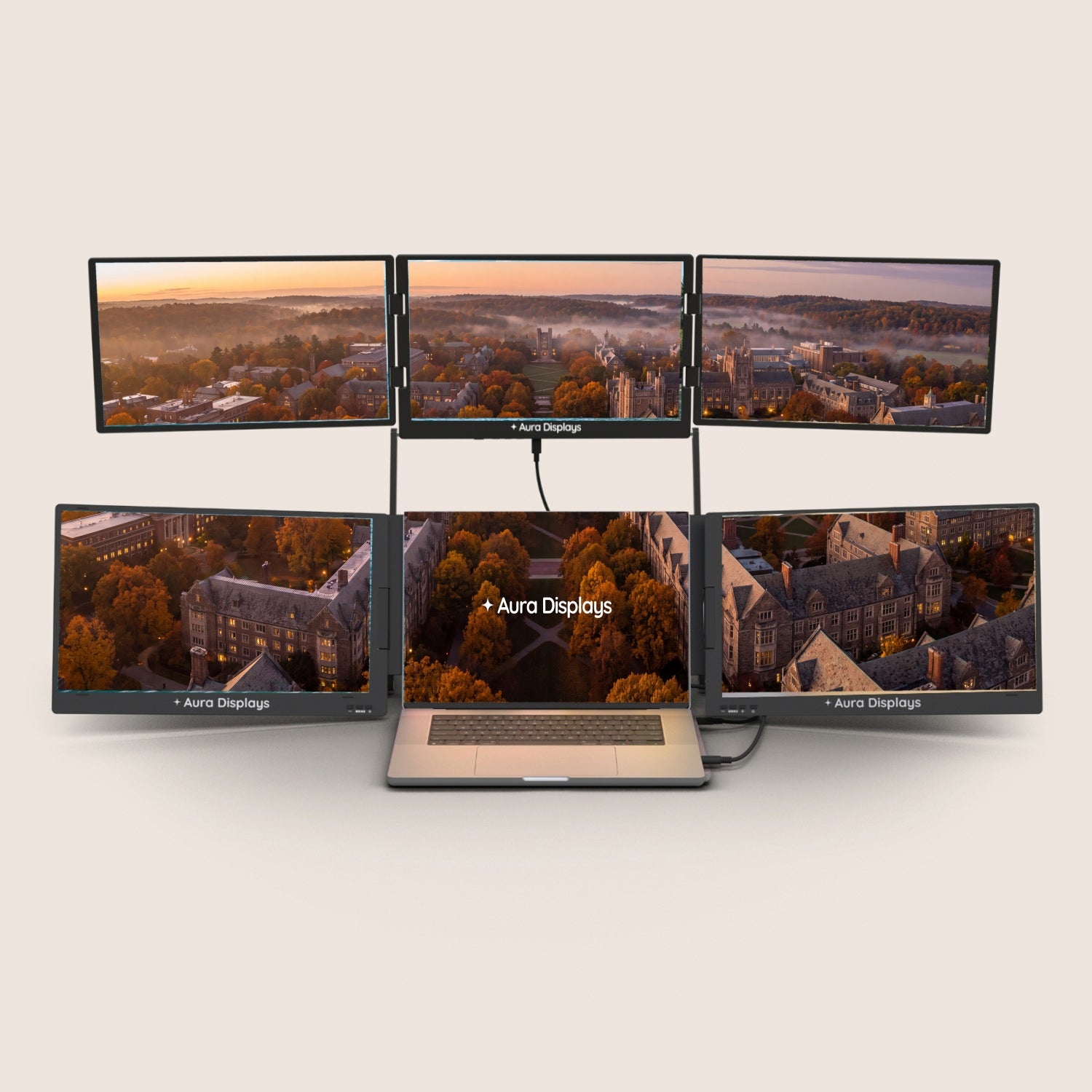 Aura Wallpaper Back to School Campus - mockup produit
